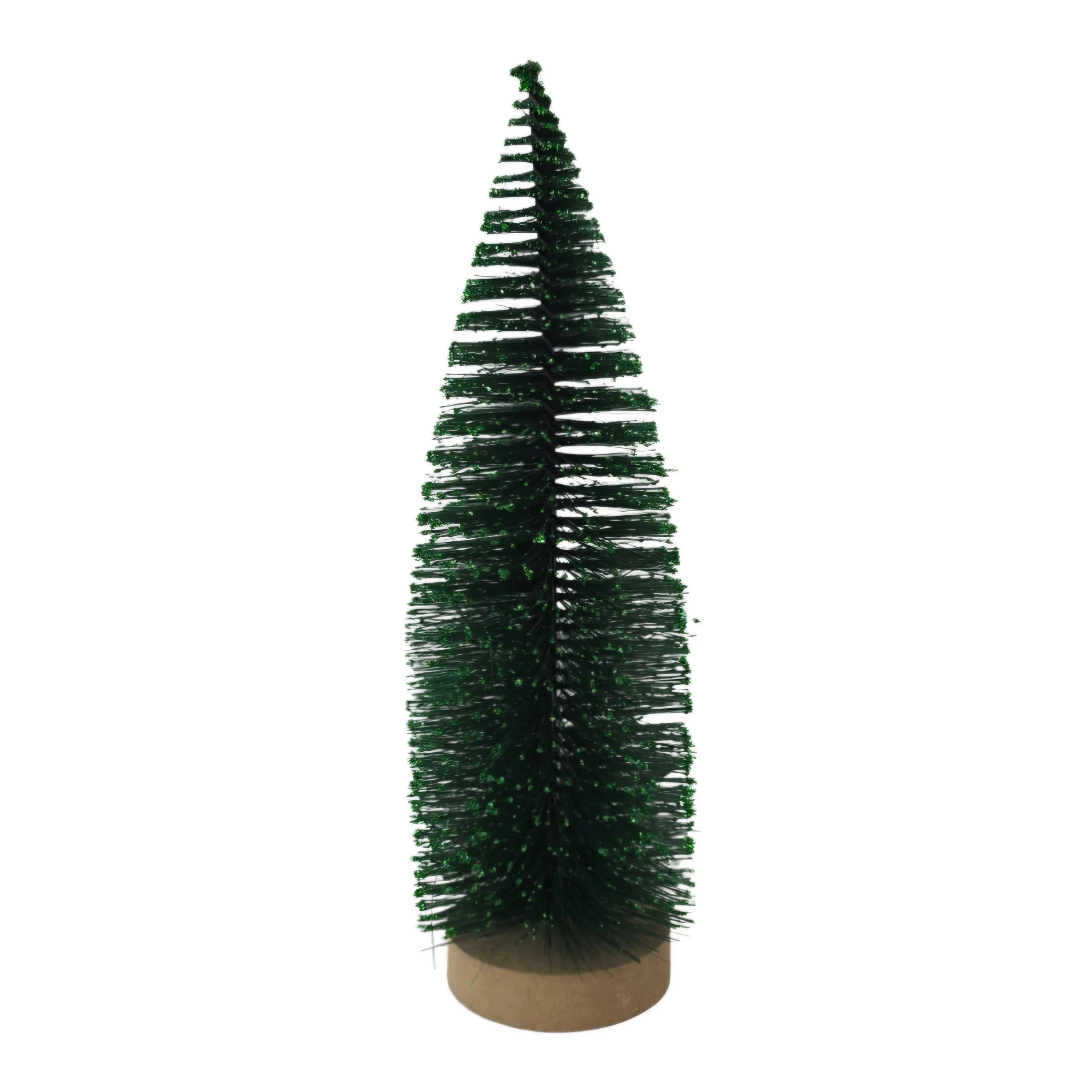 12" Mini Christmas Trees with Glitter - Large