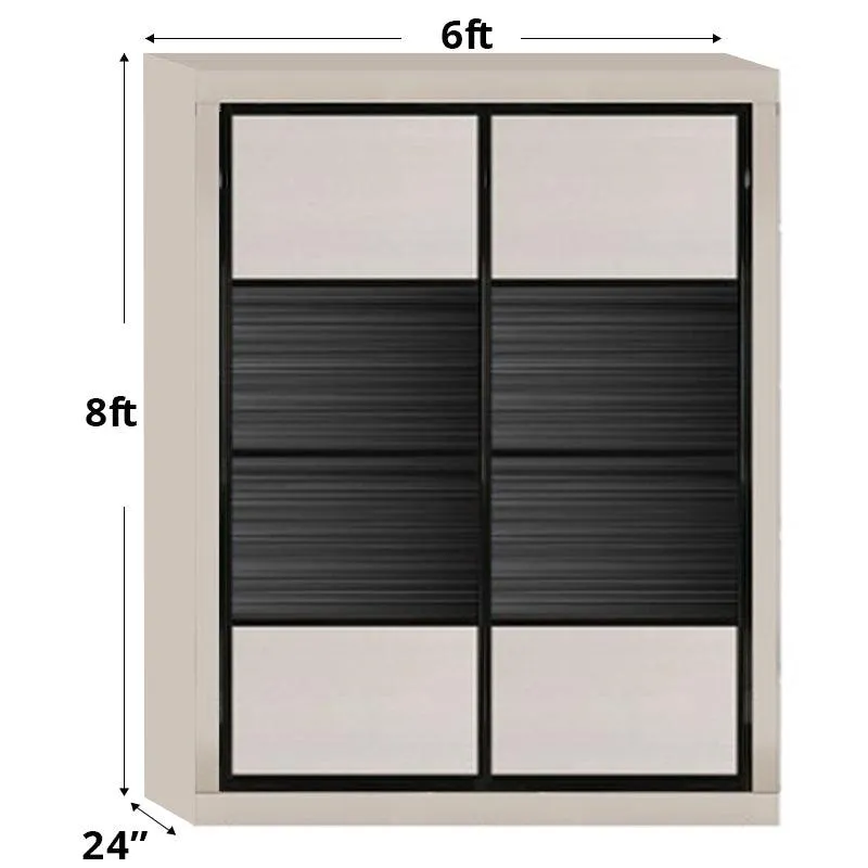 6ftx8ft Sliding Door Wardrobe D9(NW-H9)