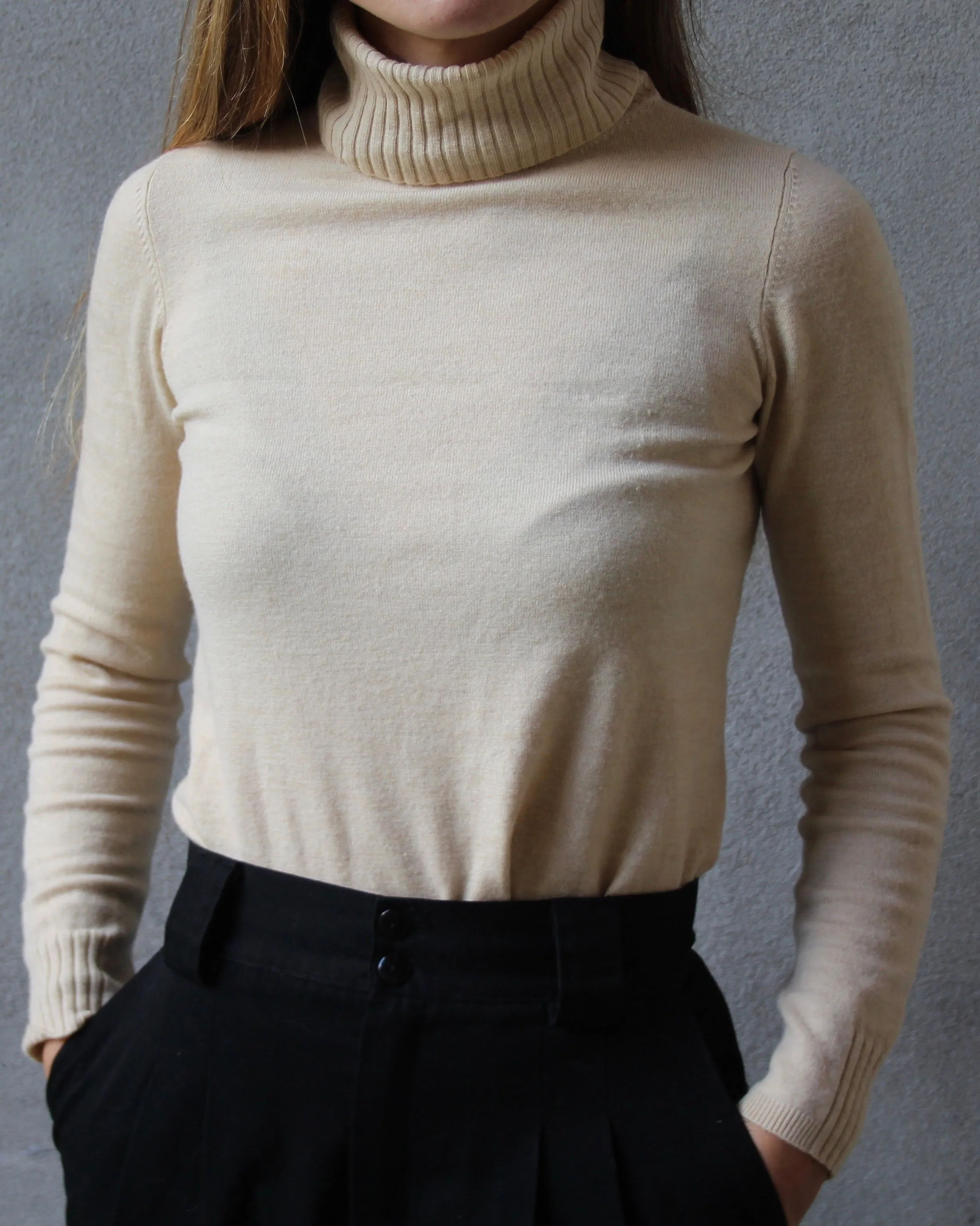 90s DNKY Wool-Blend Turtleneck - S