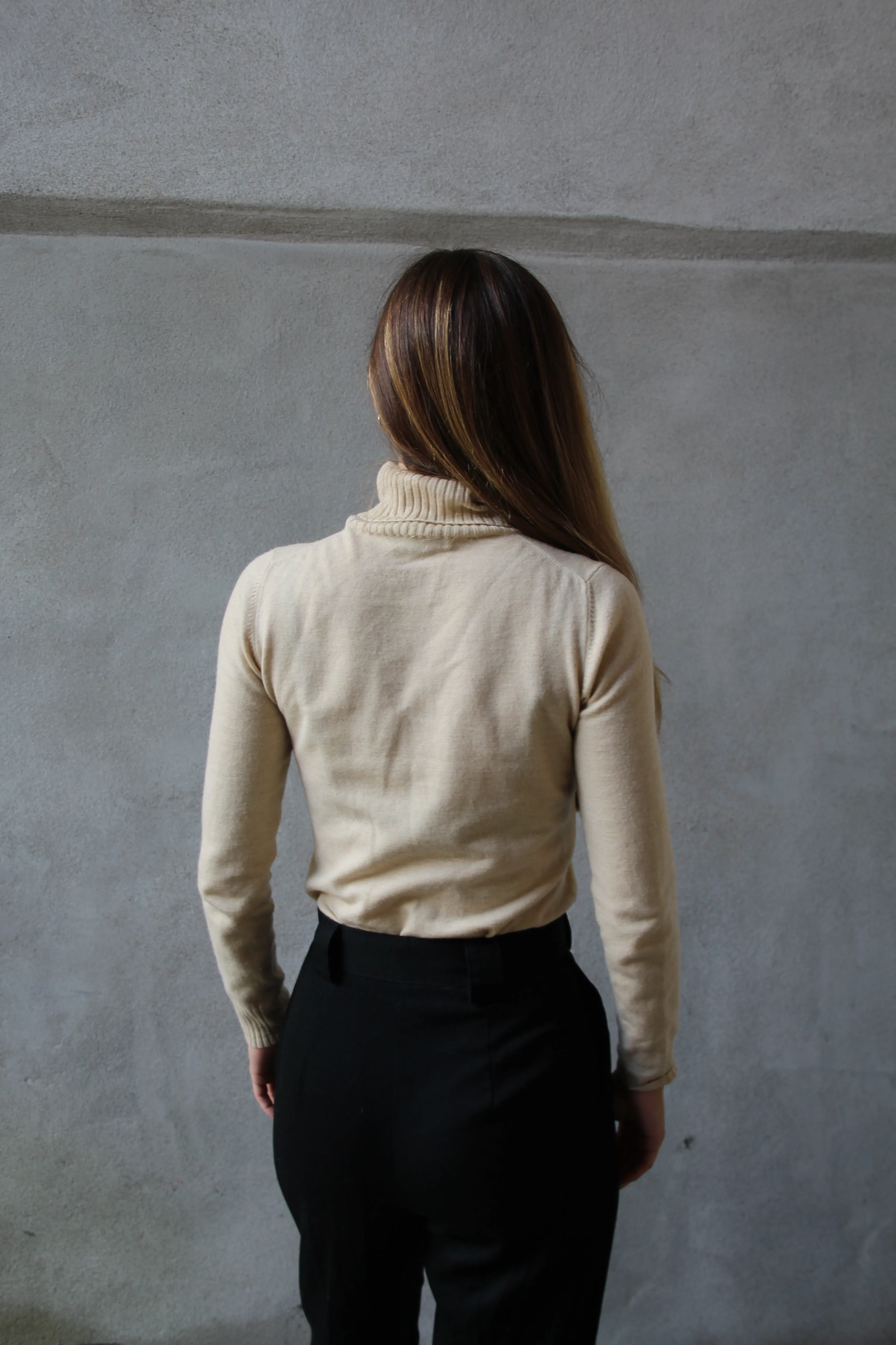 90s DNKY Wool-Blend Turtleneck - S