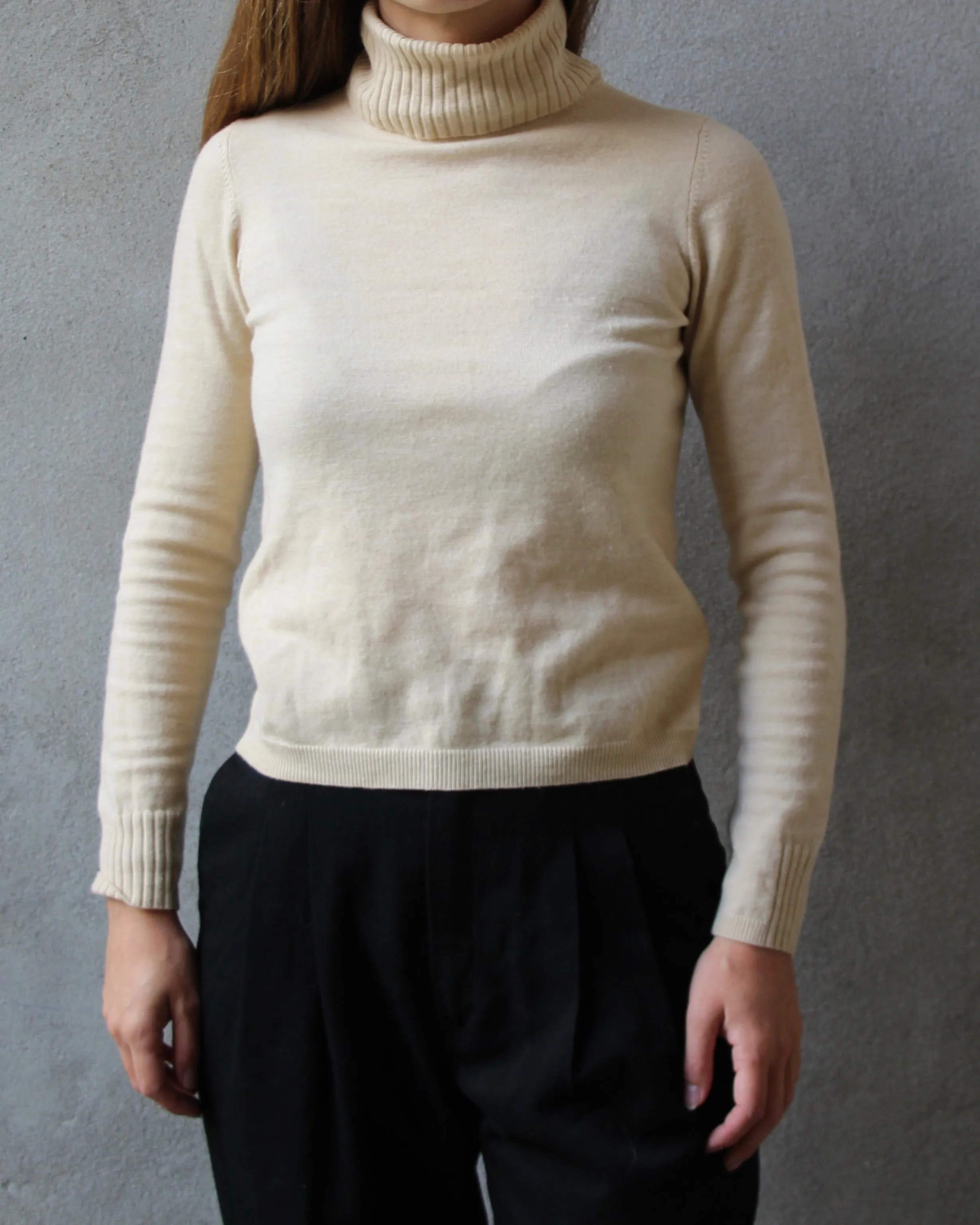 90s DNKY Wool-Blend Turtleneck - S