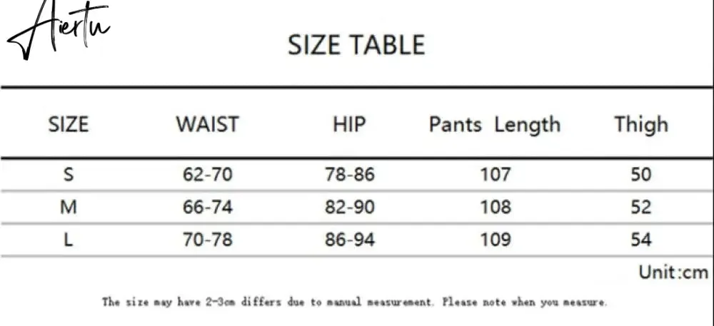 Aiertu Women Sexy Close-fitting Flared Pants, Solid Color High Waist Trousers