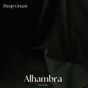 Alhambra Premium 4 Season Wash & Wear Suit (Deep Green) 4-Meter