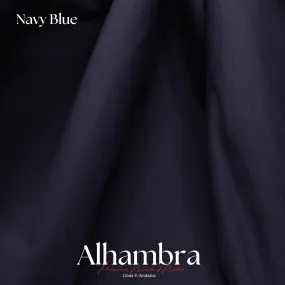 Alhambra Premium 4 Season Wash & Wear Suit (Navy Blue) 4-Meter