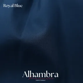 Alhambra Premium 4 Season Wash & Wear Suit (Royal Blue) 4-Meter