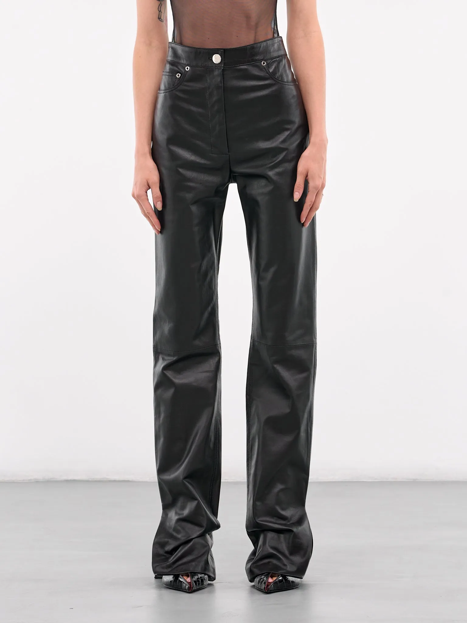 Alistair Trousers (PT012-W-LEA-BLACK)