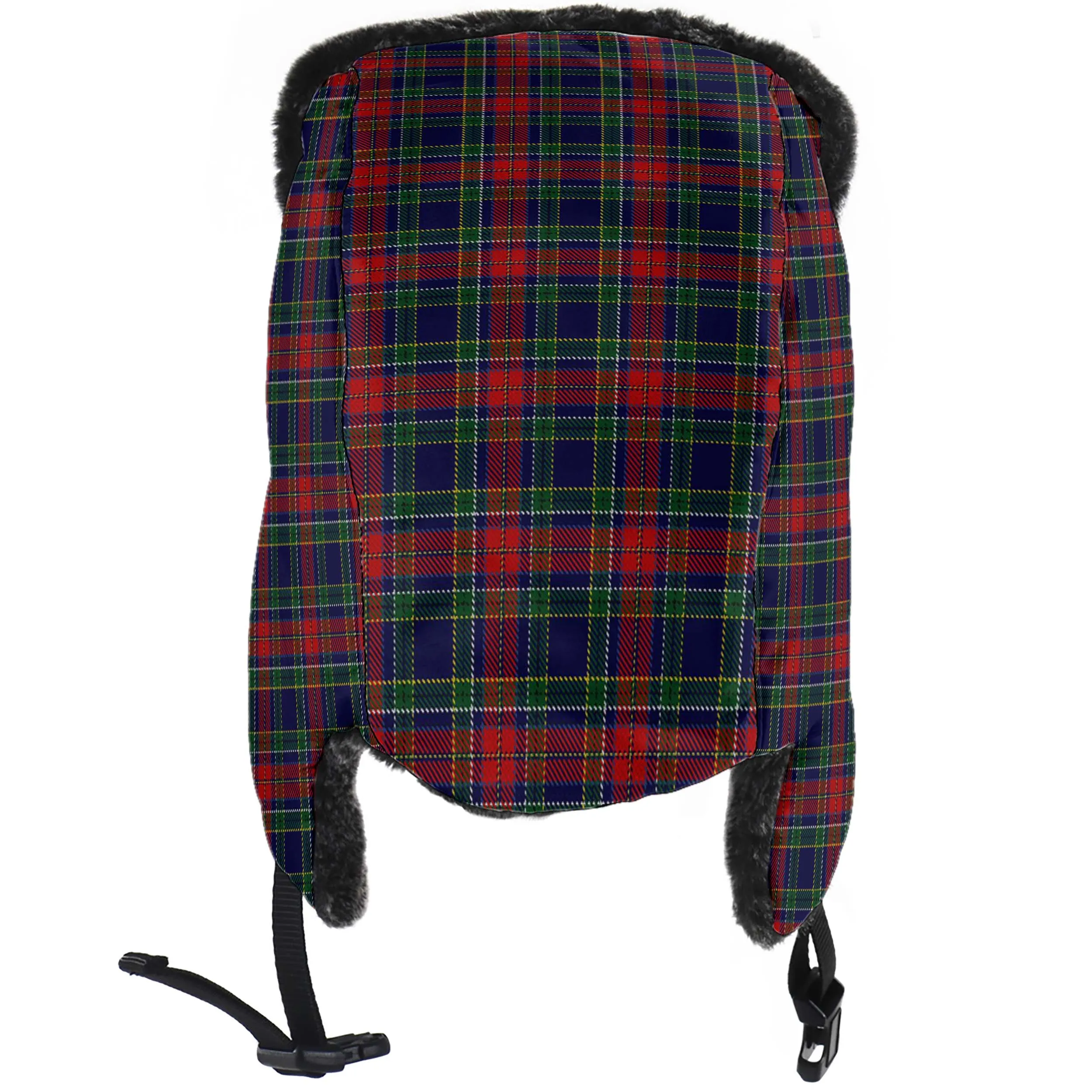 Allison Red Tartan Winter Trapper Hat