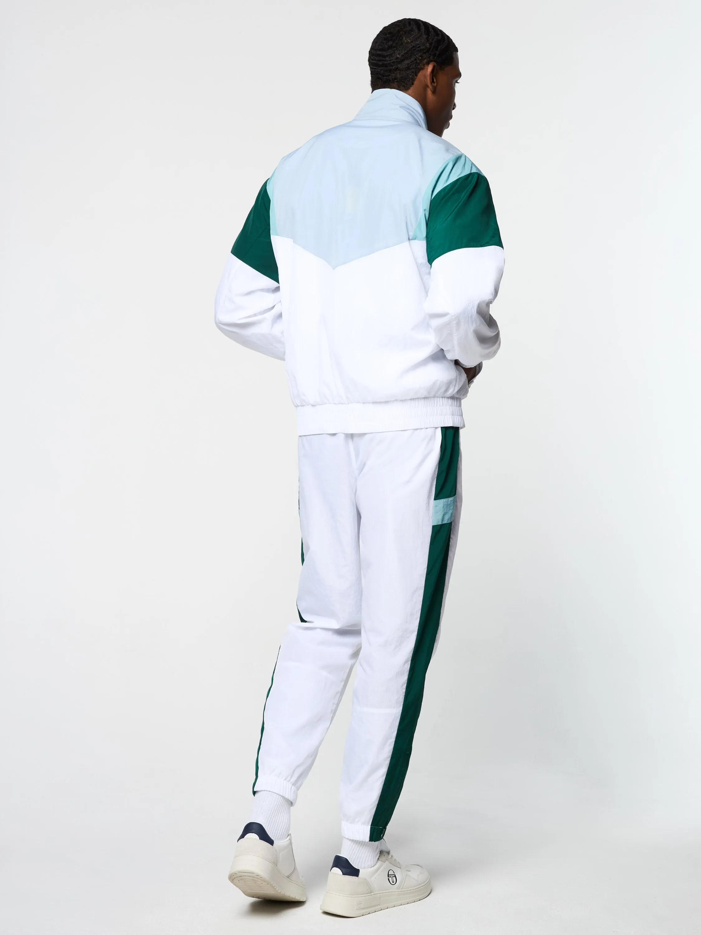 Angolo Track Jacket- Brilliant White