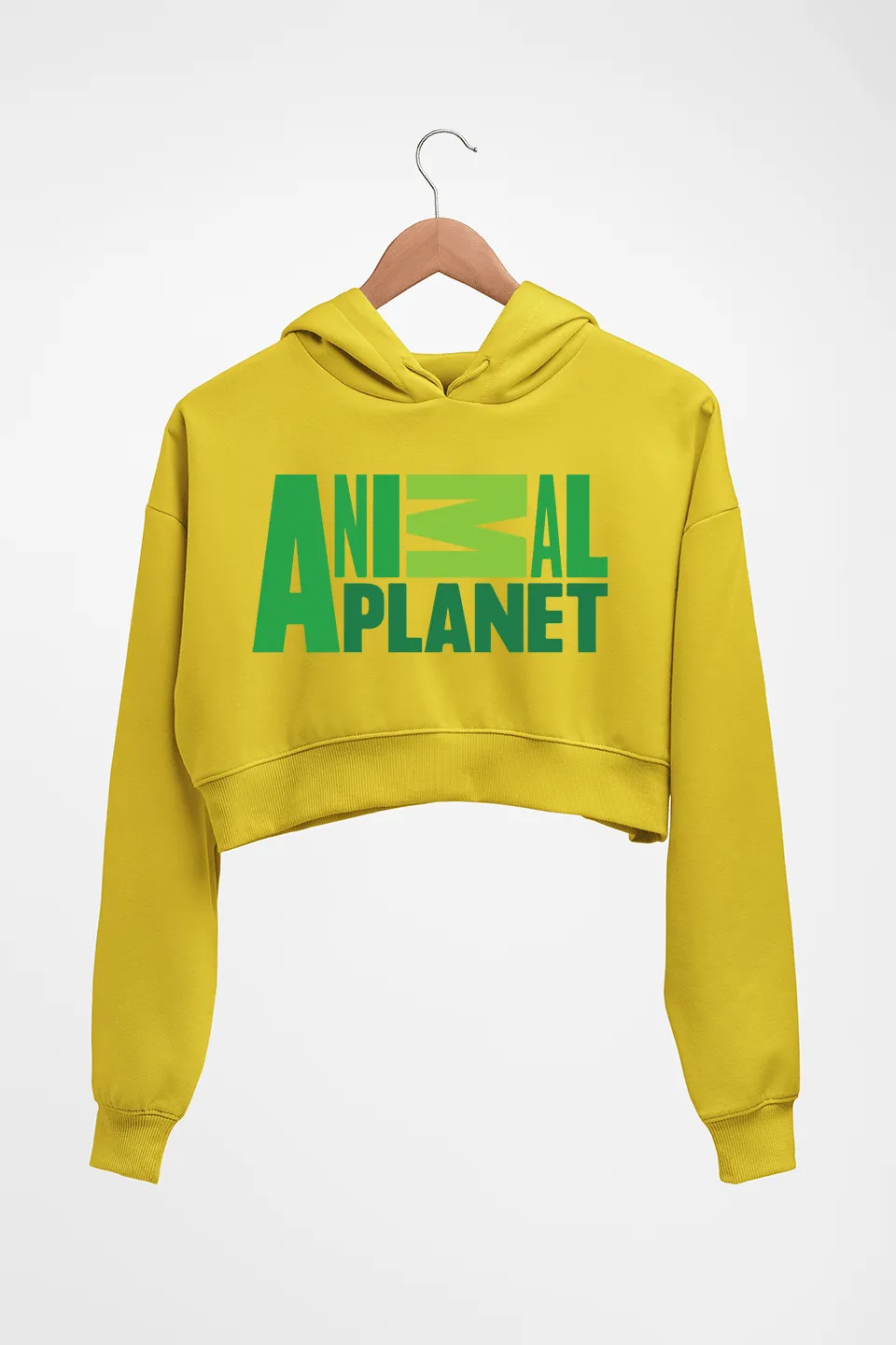 Animal Planet Crop HOODIE FOR WOMEN