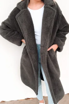 Annastacia Coat Charcoal