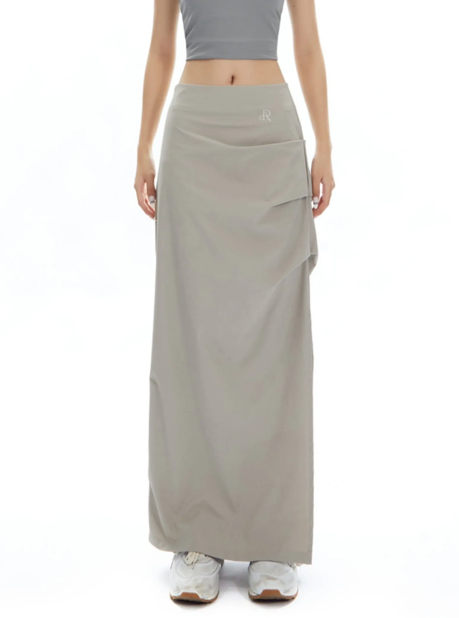 Asymmetrical Layered Maxi Skirt