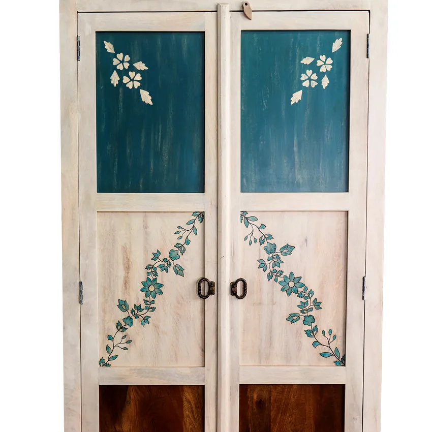 Athens Solid Wood 2 Door Wardrobe