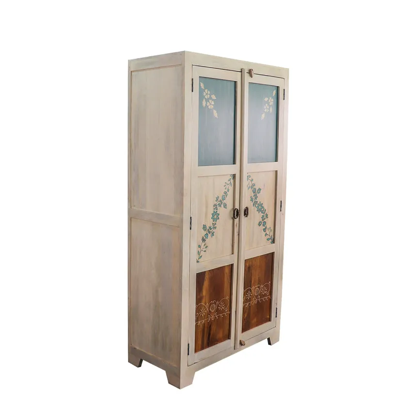 Athens Solid Wood 2 Door Wardrobe