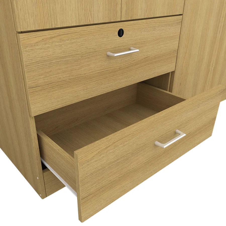 Averie 4 Door with 2 Drawer Wardrobe