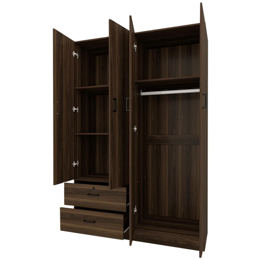 Averie 4 Door with 2 Drawer Wardrobe