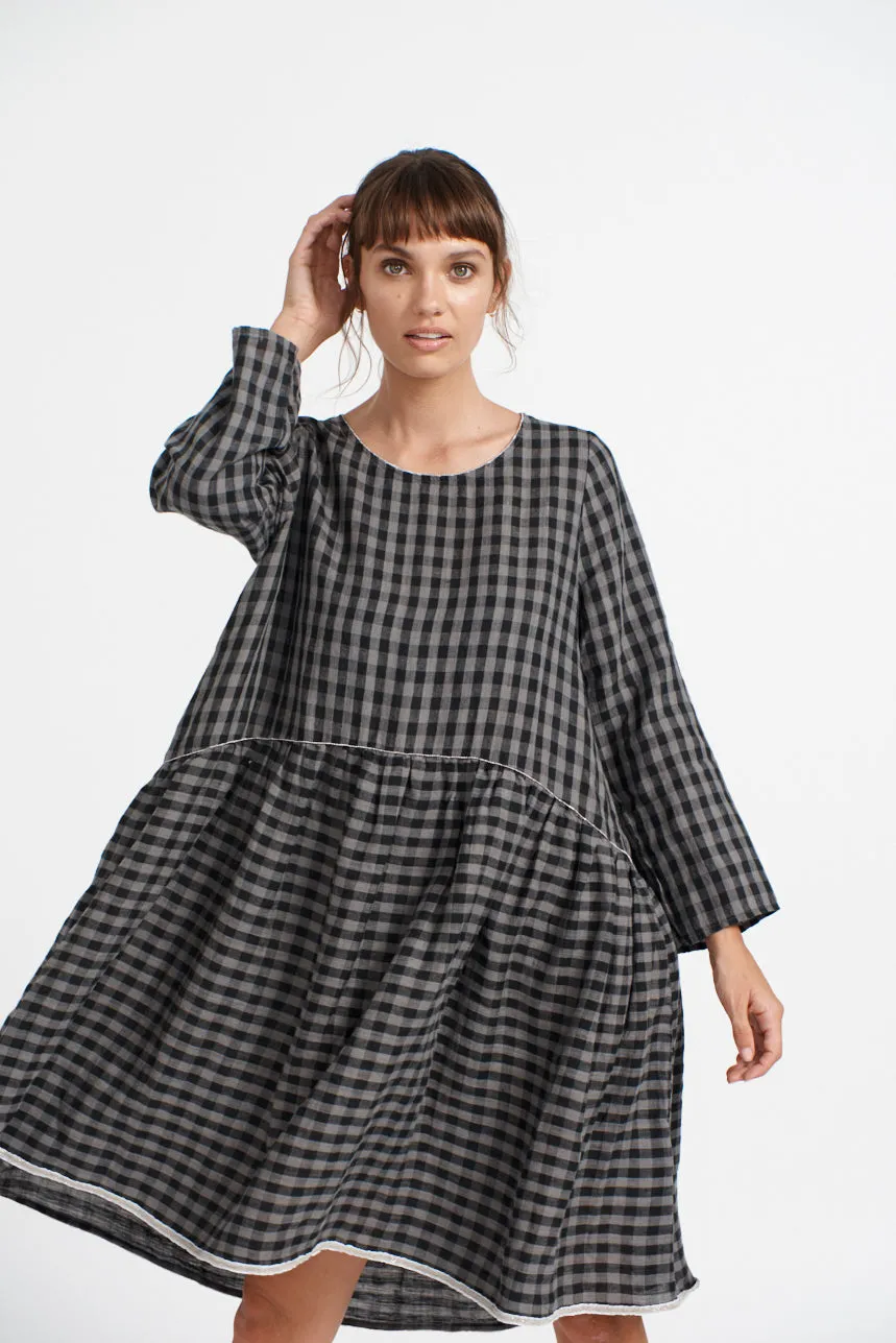 Babydoll Dress in Gingham