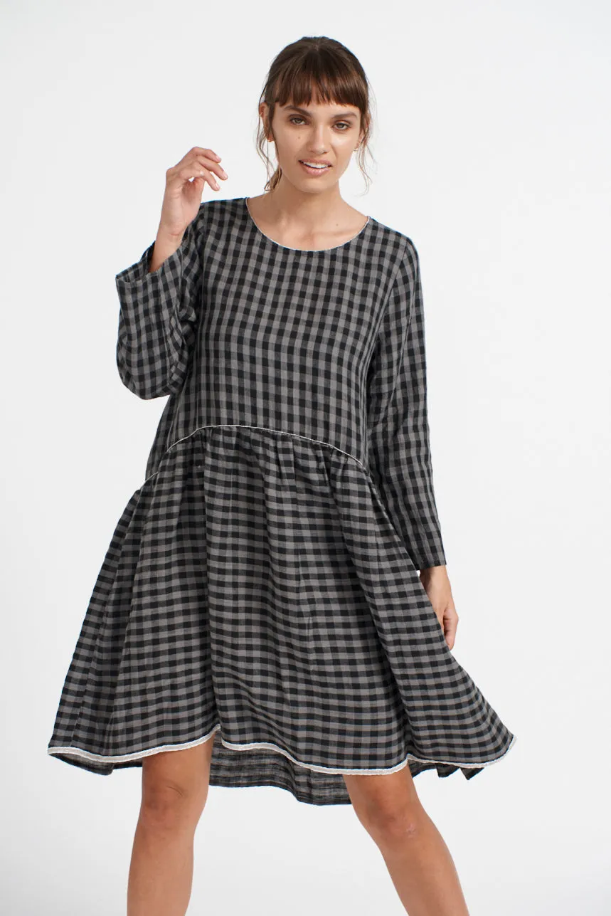 Babydoll Dress in Gingham