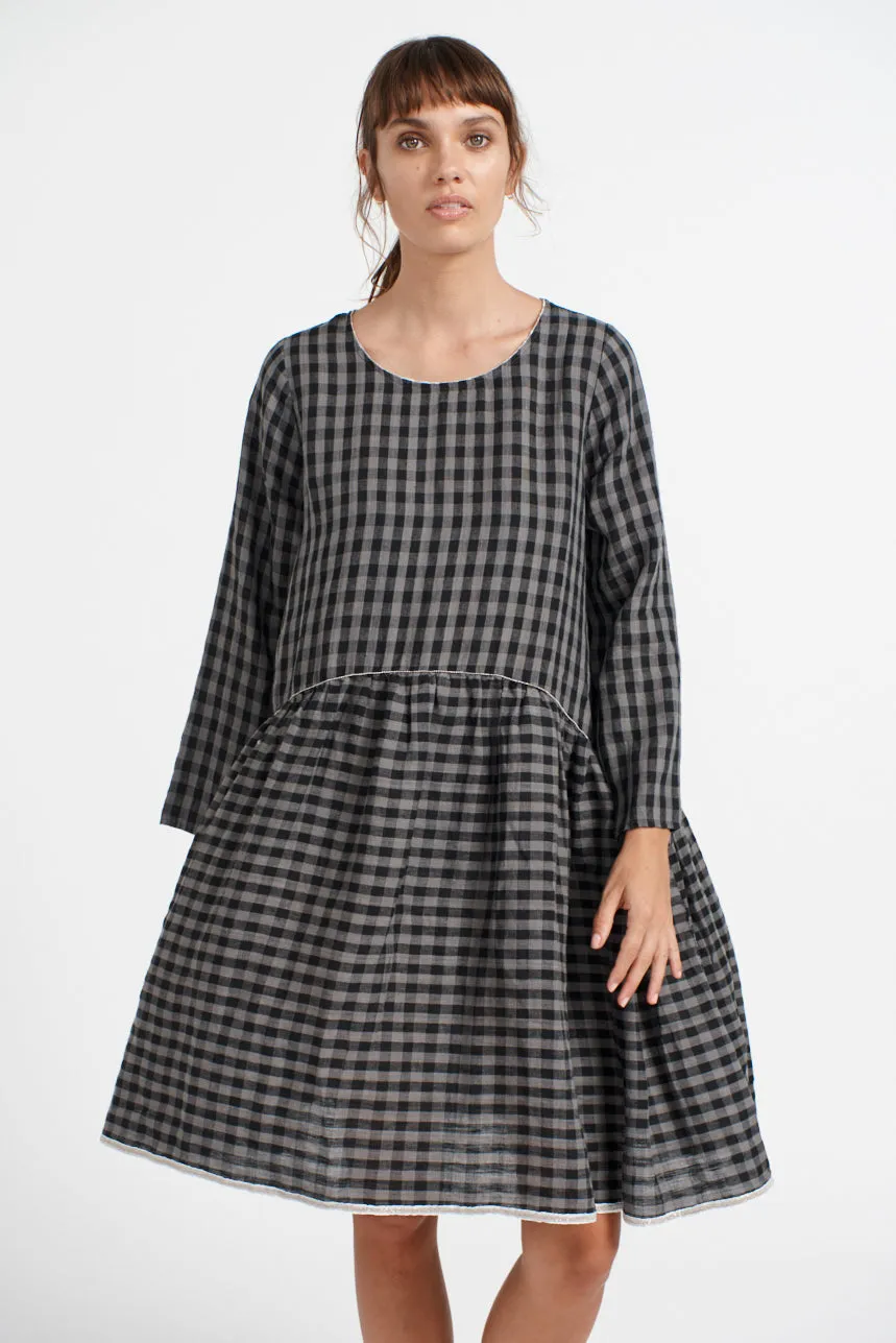 Babydoll Dress in Gingham