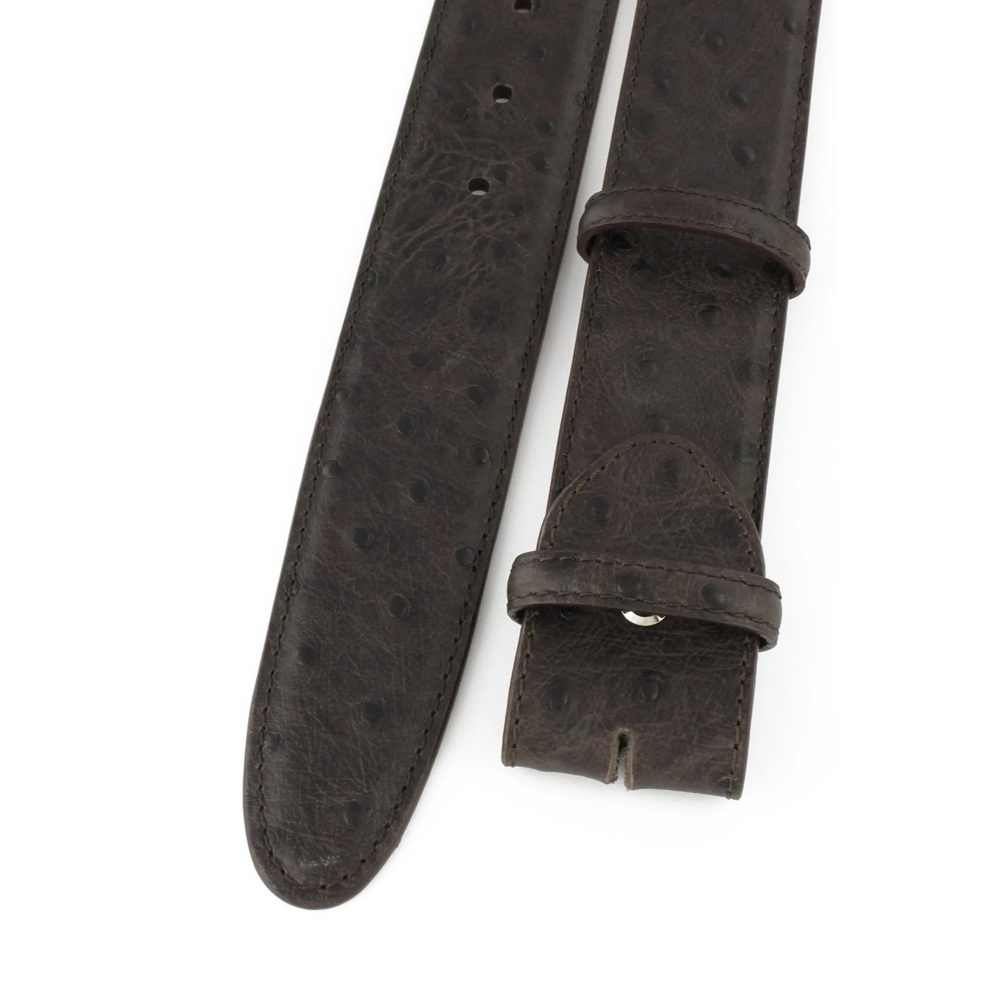 Bacall Mock Ostrich Quill Effect Belt Strap