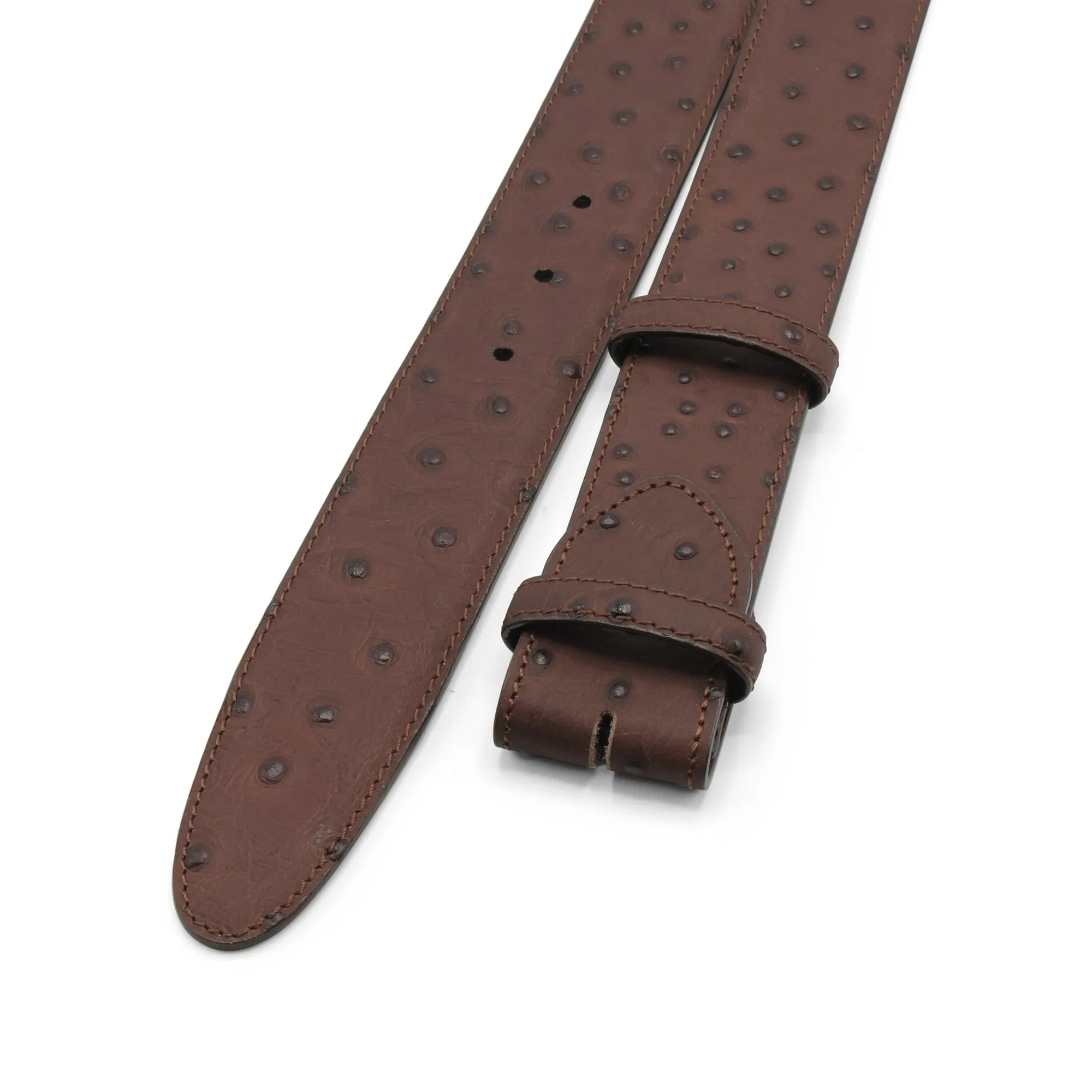 Bacall Mock Ostrich Quill Effect Belt Strap