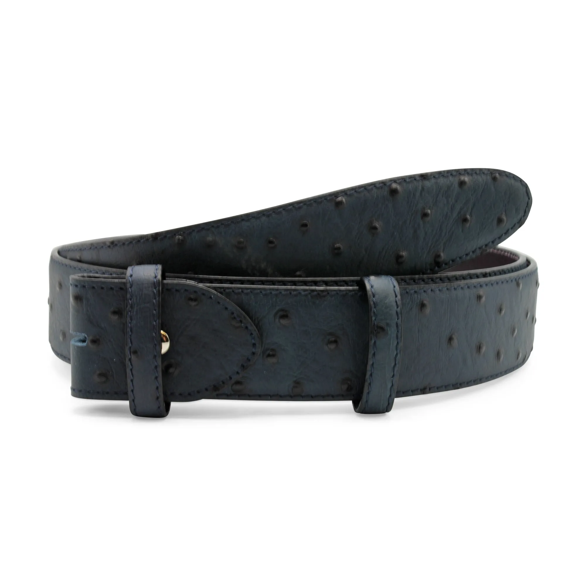 Bacall Mock Ostrich Quill Effect Belt Strap