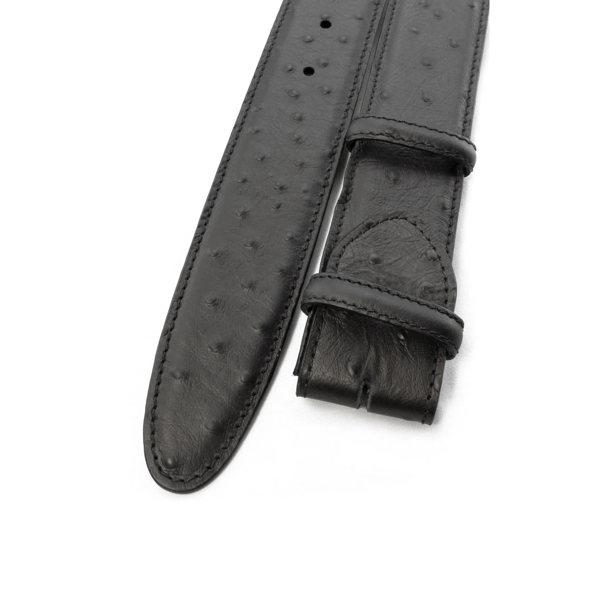 Bacall Mock Ostrich Quill Effect Belt Strap