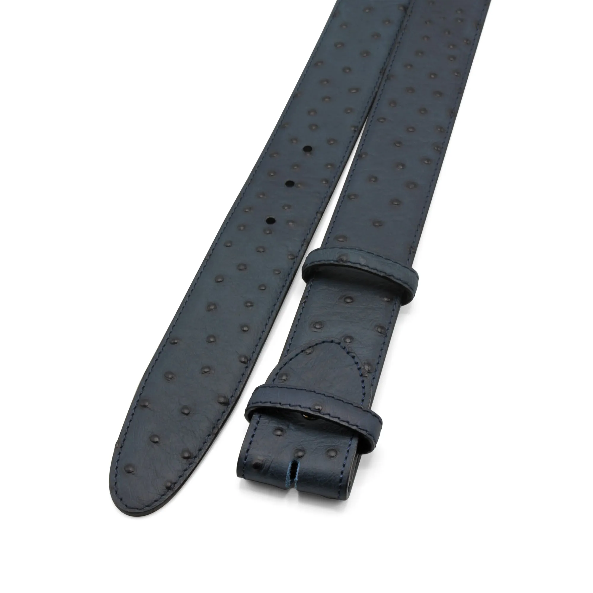 Bacall Mock Ostrich Quill Effect Belt Strap