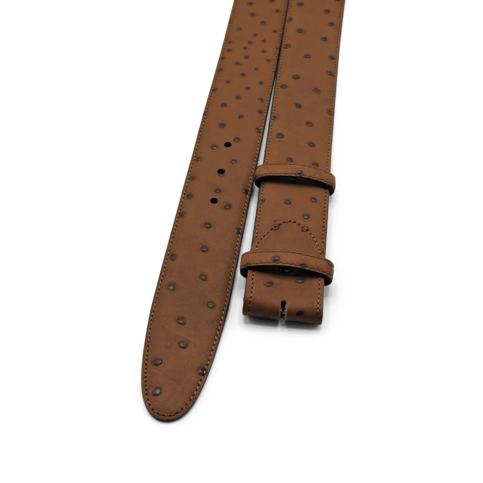 Bacall Mock Ostrich Quill Effect Belt Strap