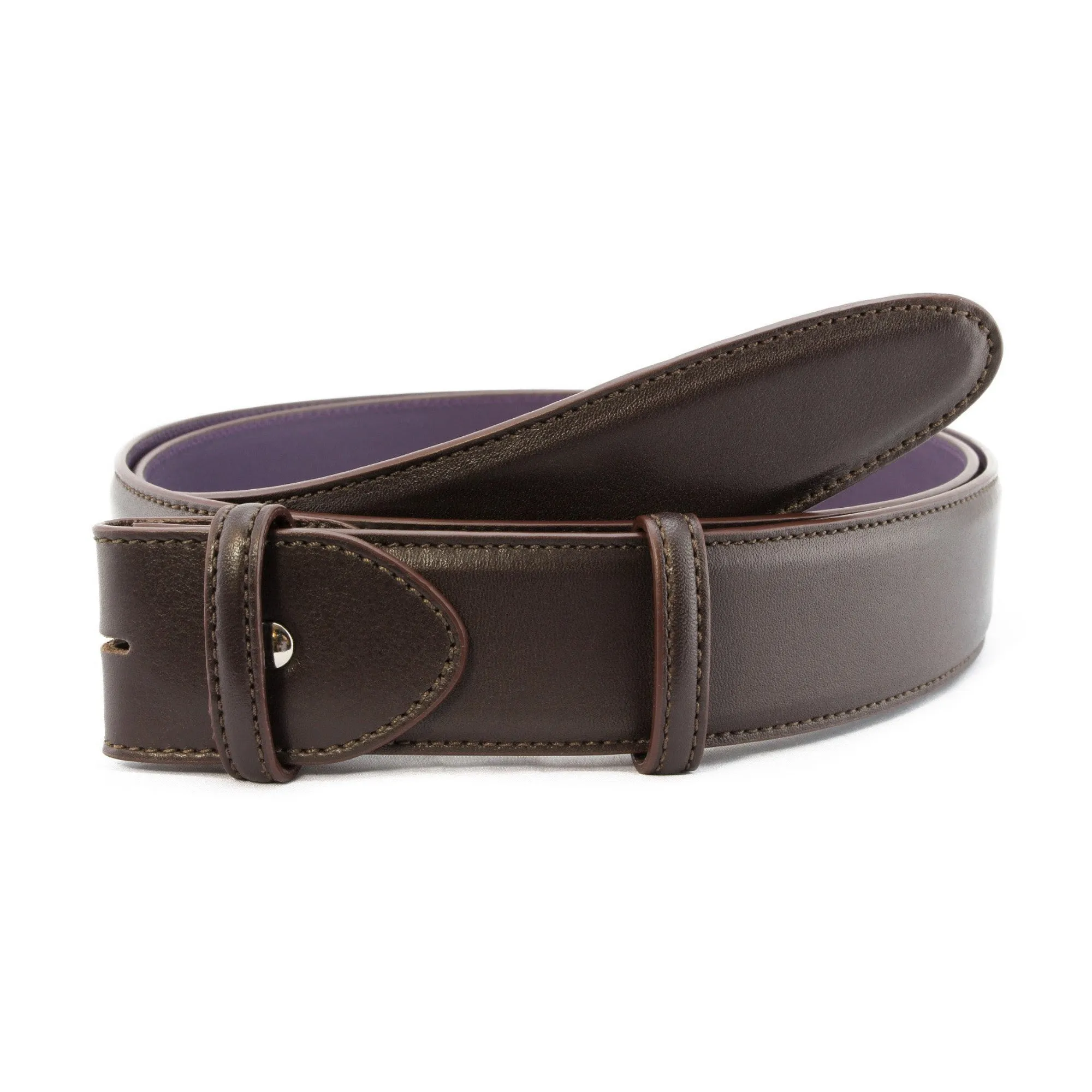 Bacall Napa Feel Leather Belt Strap