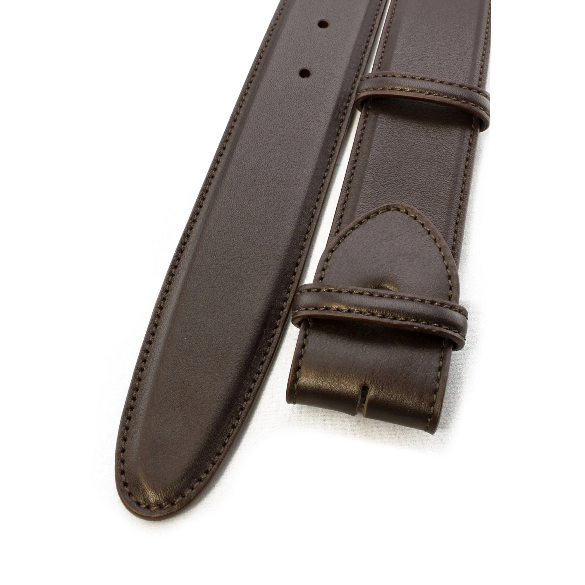 Bacall Napa Feel Leather Belt Strap