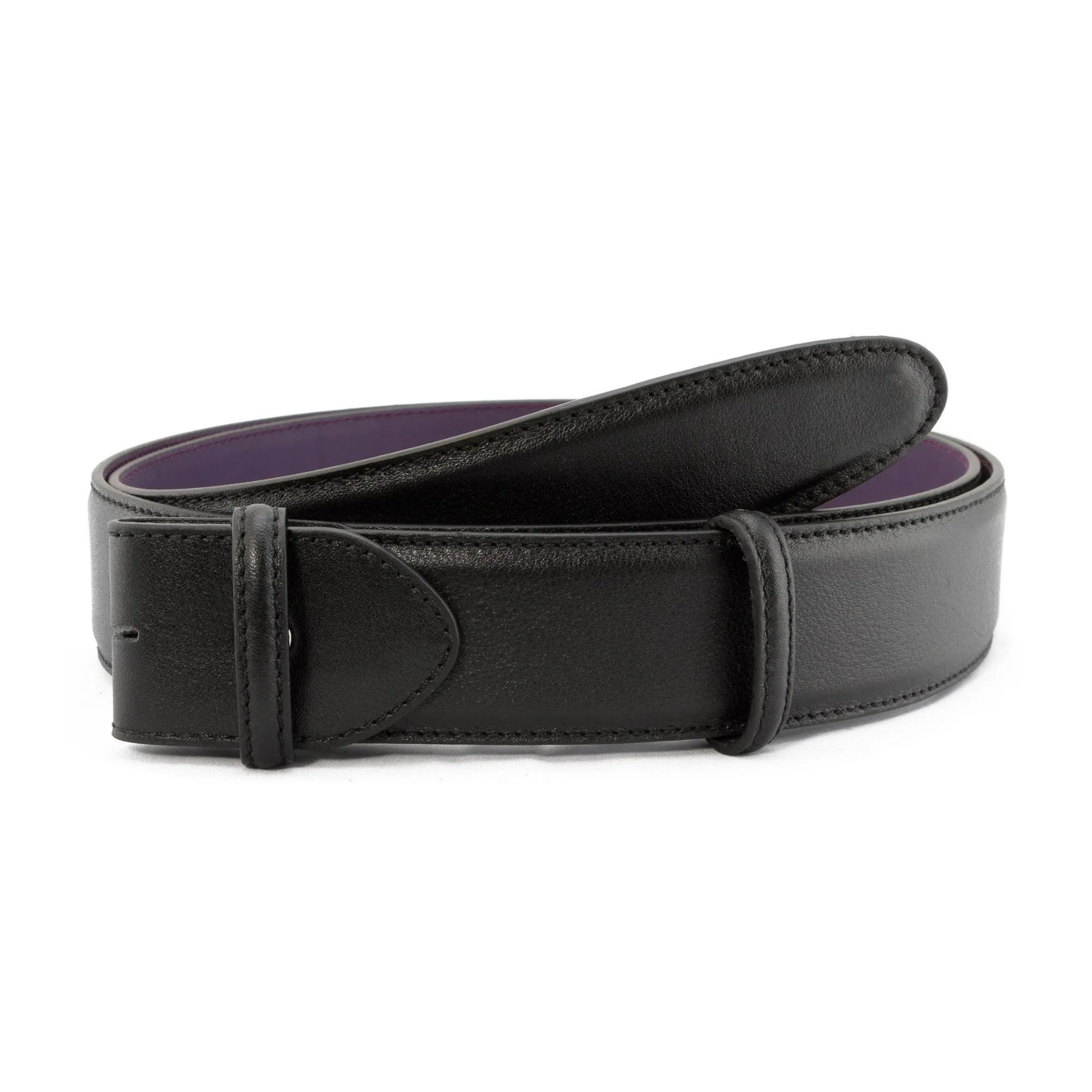 Bacall Napa Feel Leather Belt Strap