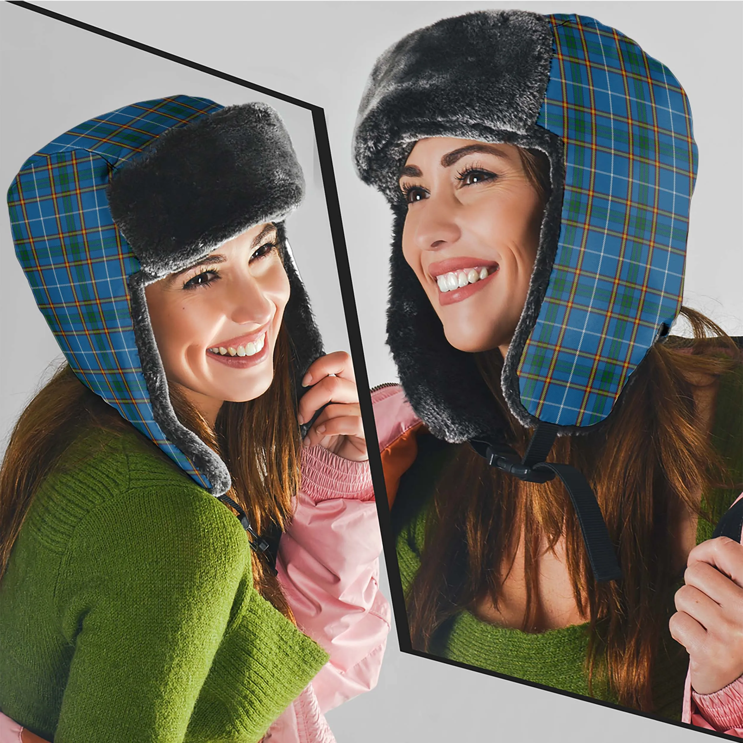 Bain Tartan Winter Trapper Hat