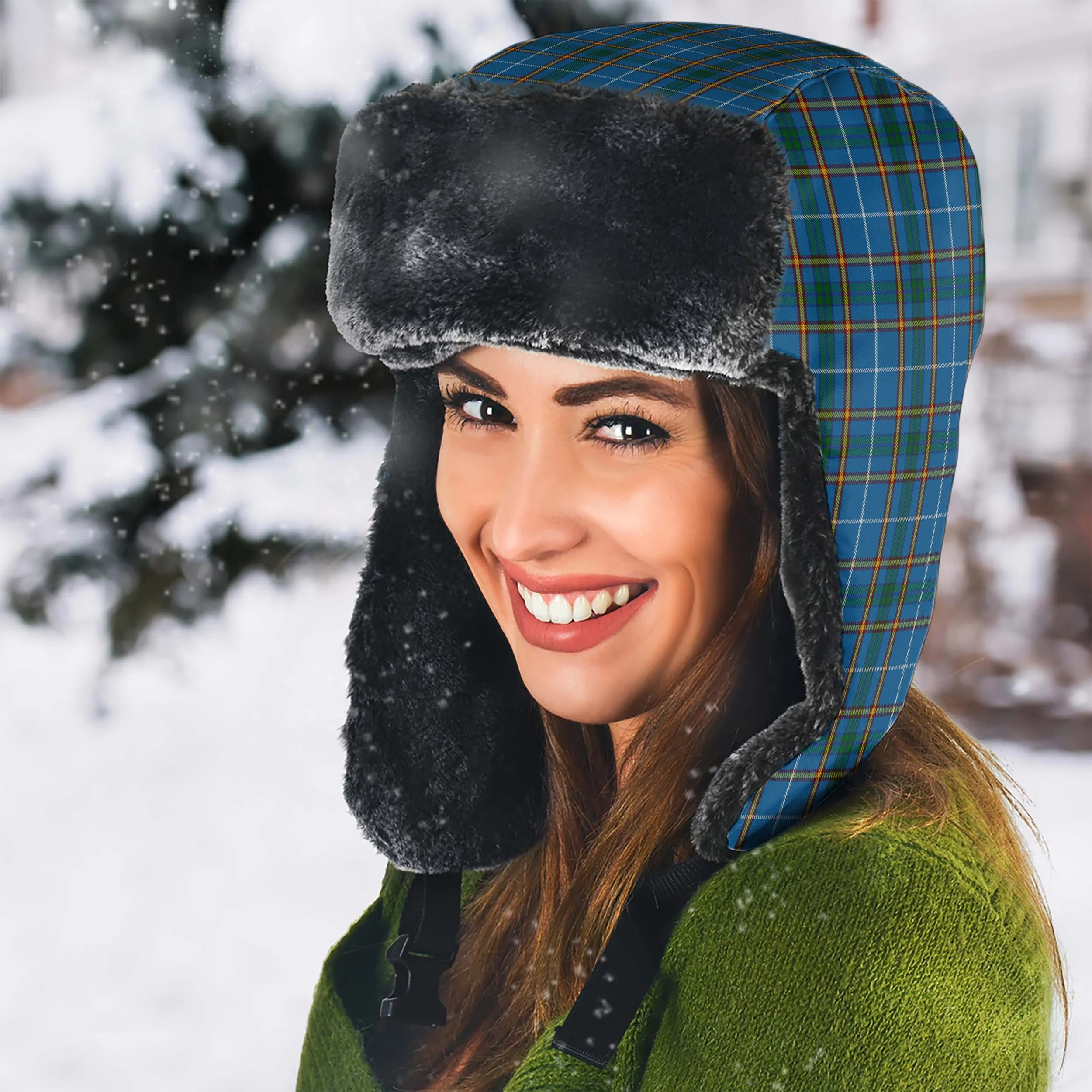 Bain Tartan Winter Trapper Hat