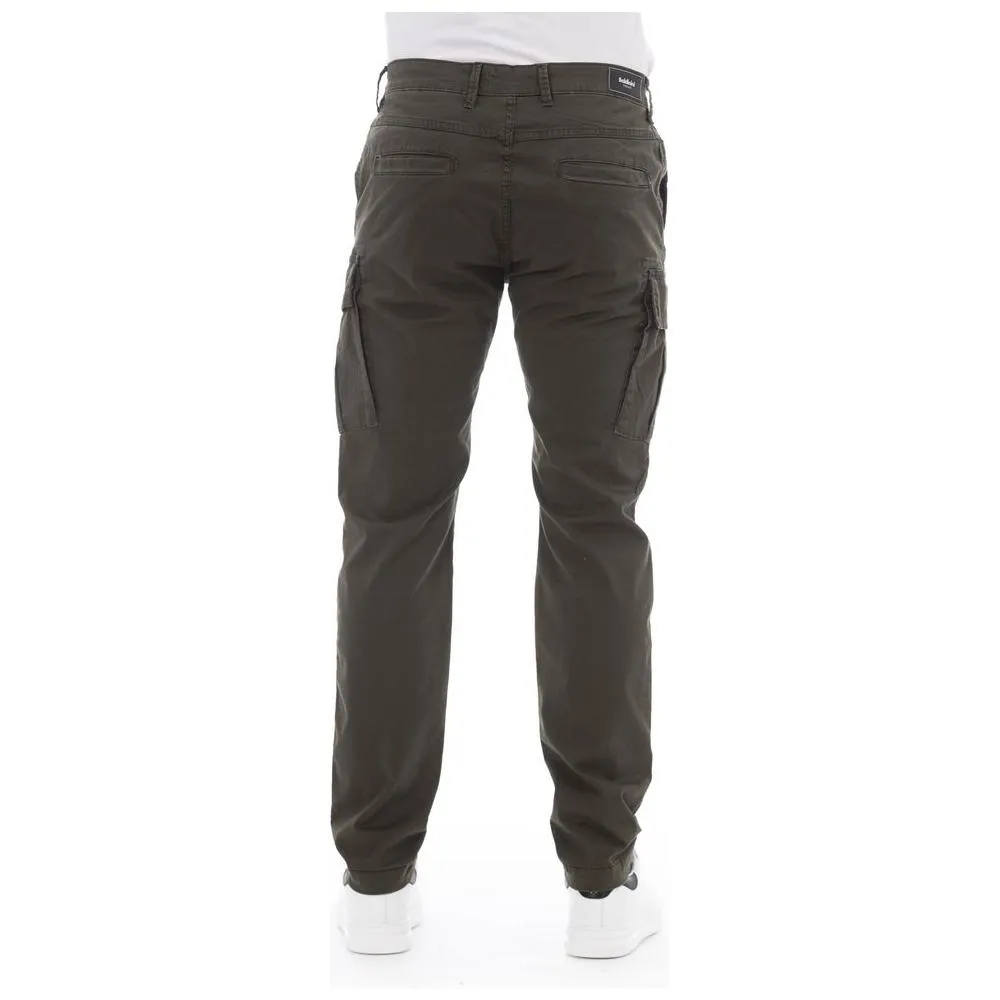 Baldinini Trend Army Cotton Men Trouser