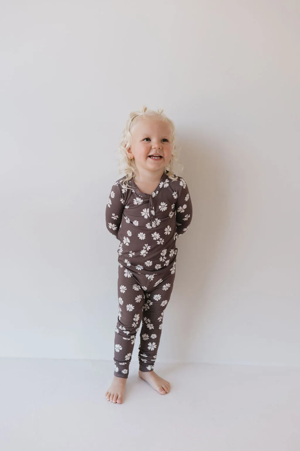 Bamboo Two Piece Pajamas | Midnight Meadow