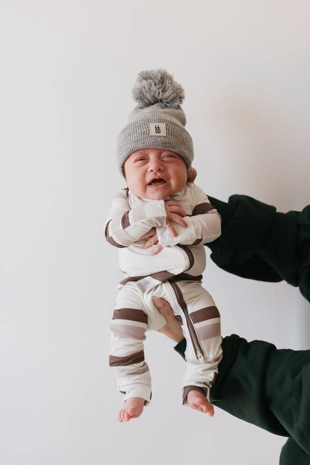 Bamboo Zip Pajamas | Woodland Stripes