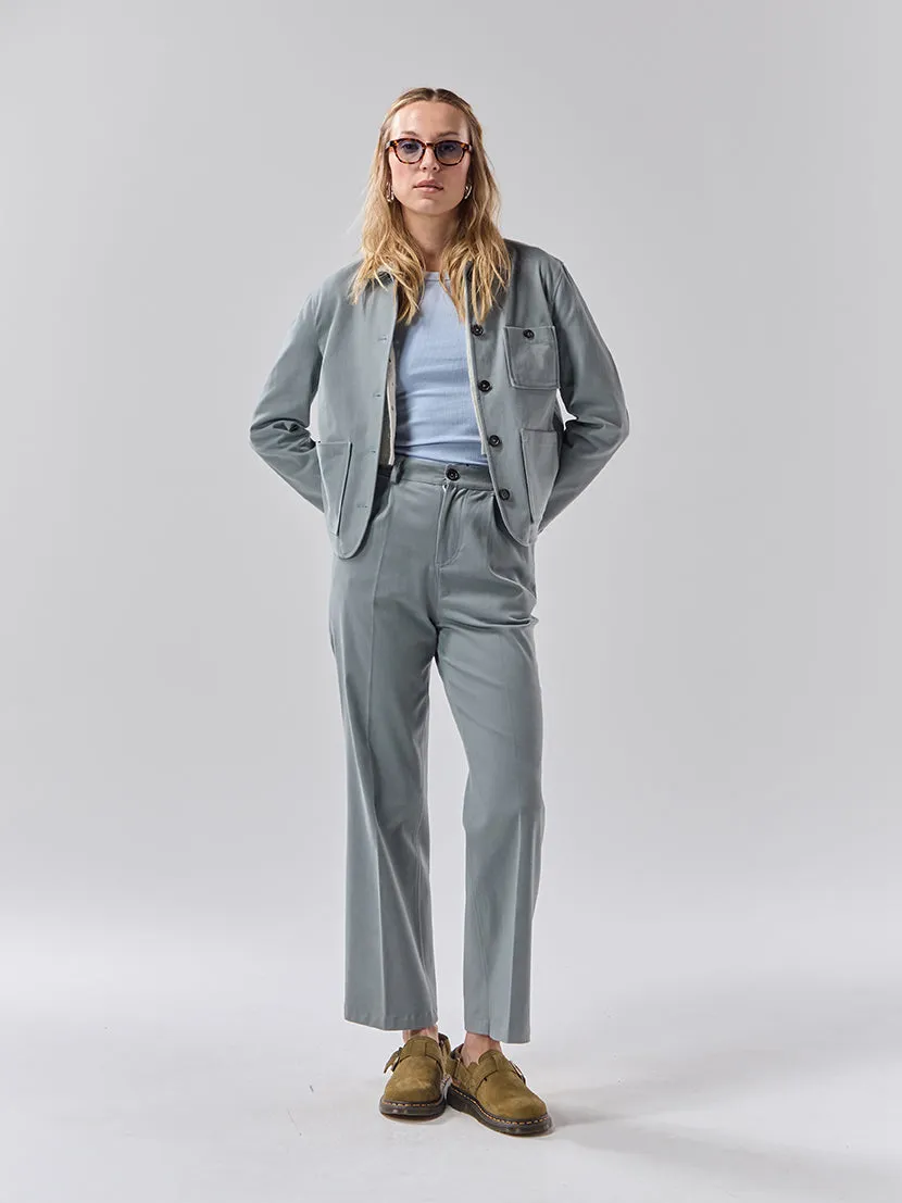 Batch 05 - Womens Stone Grey Cotton Suit