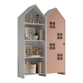 'Beach House' Wardrobe and Shelf Set - Pink