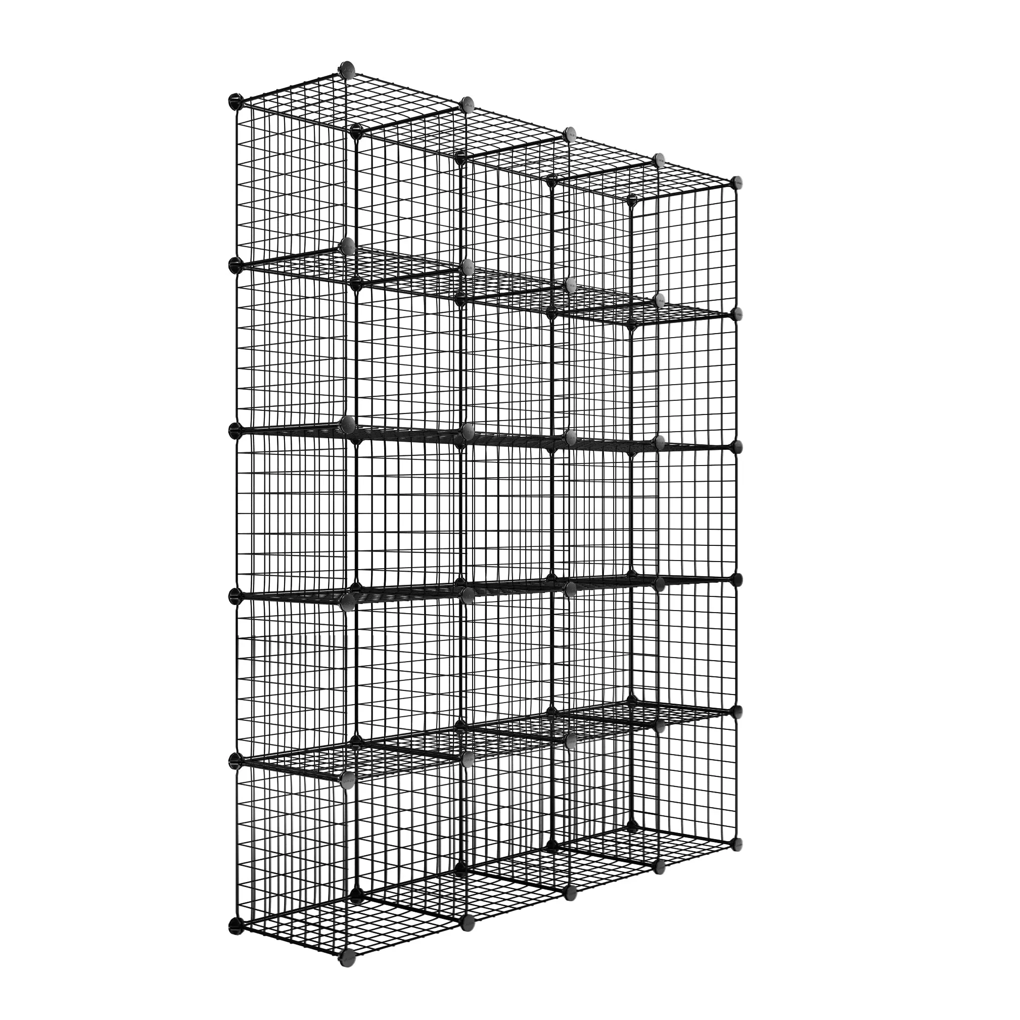 Bedroom Wire Mesh Wardrobe, 20 Cubes