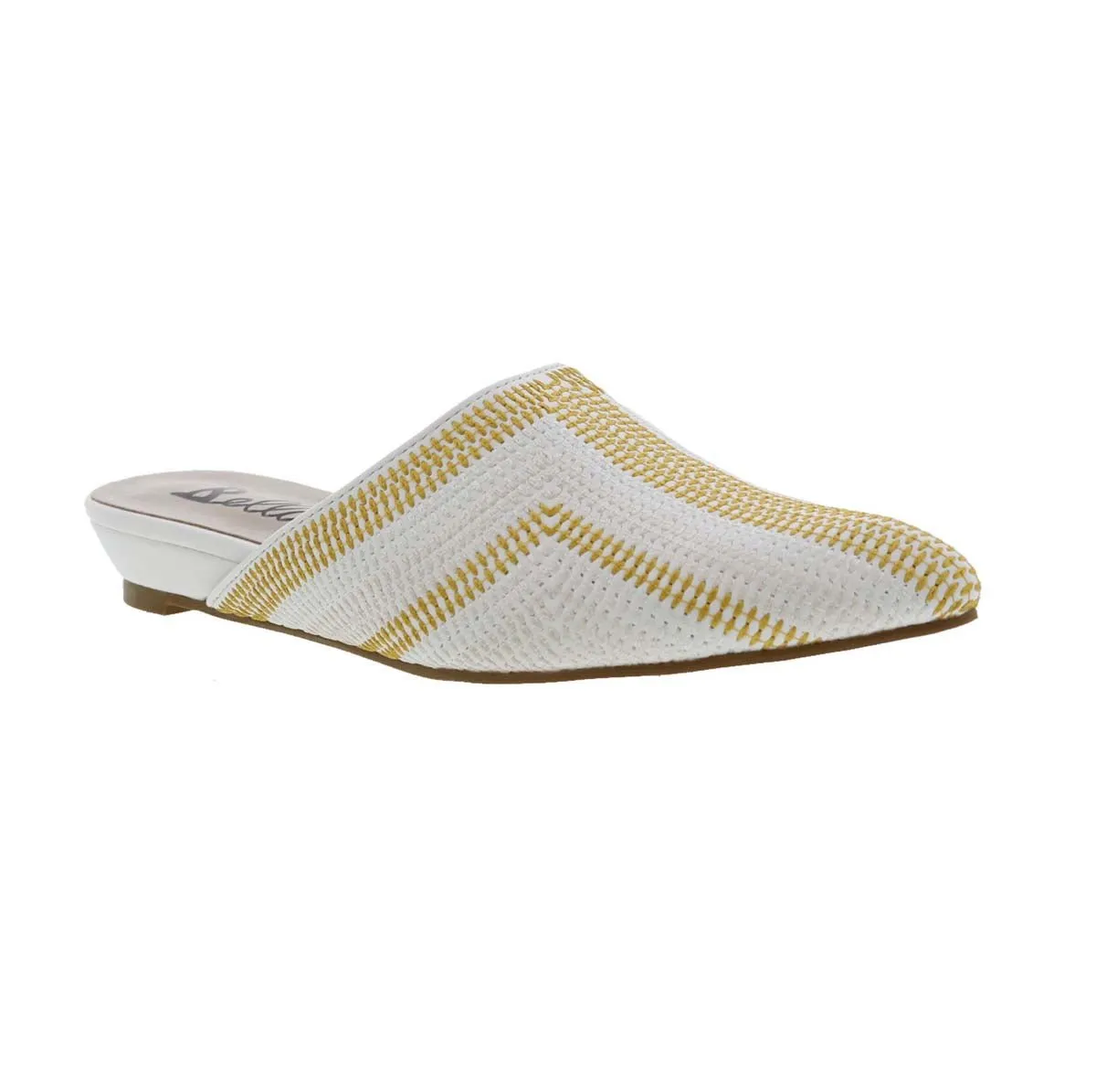 Bellini Festive Women Slip-on In White Multi Woven