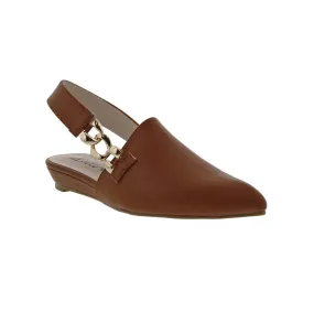 Bellini Fret Women Slip-on Mule Shoes In Tan Smooth