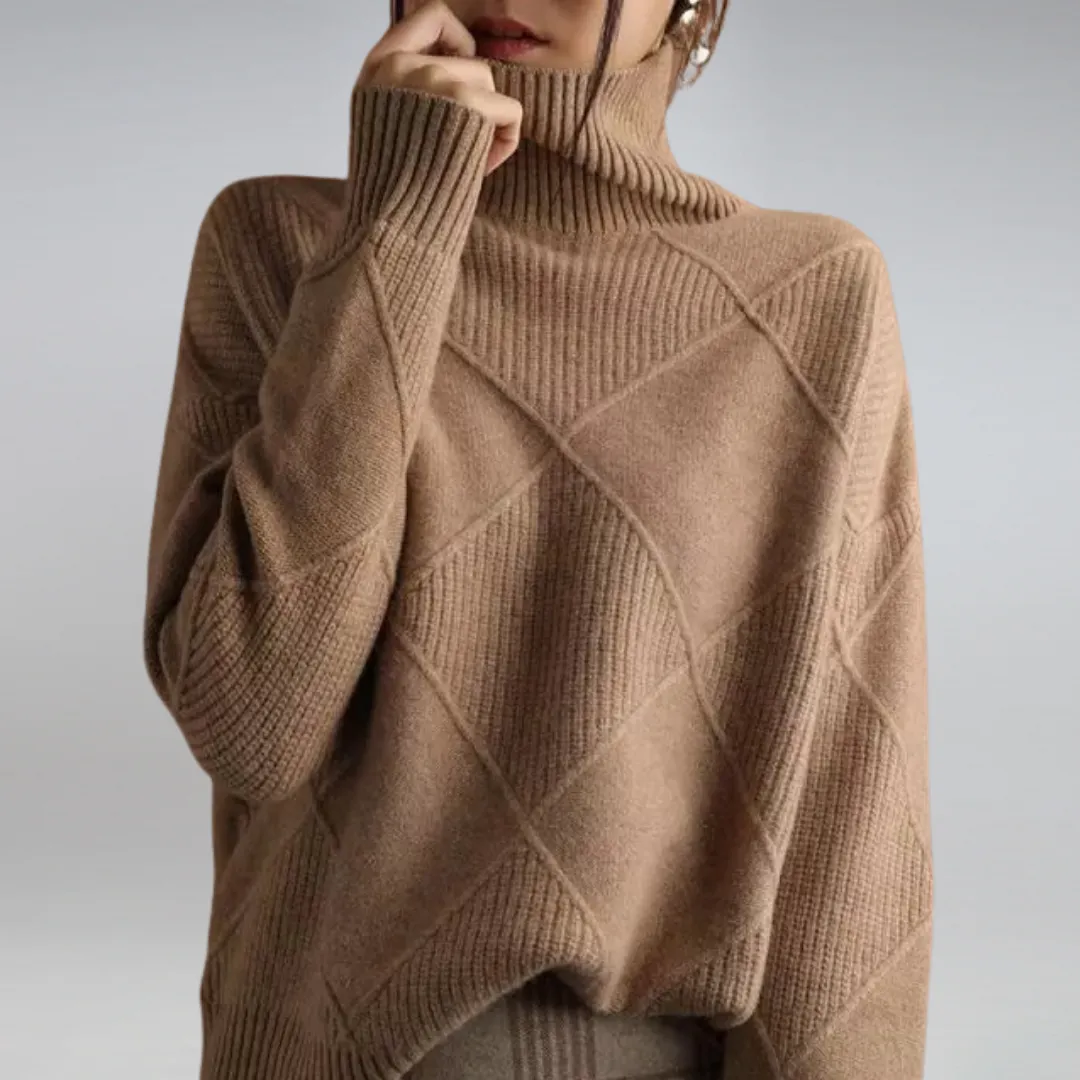 BEULAH - SOFT TURTLENECK SWEATER