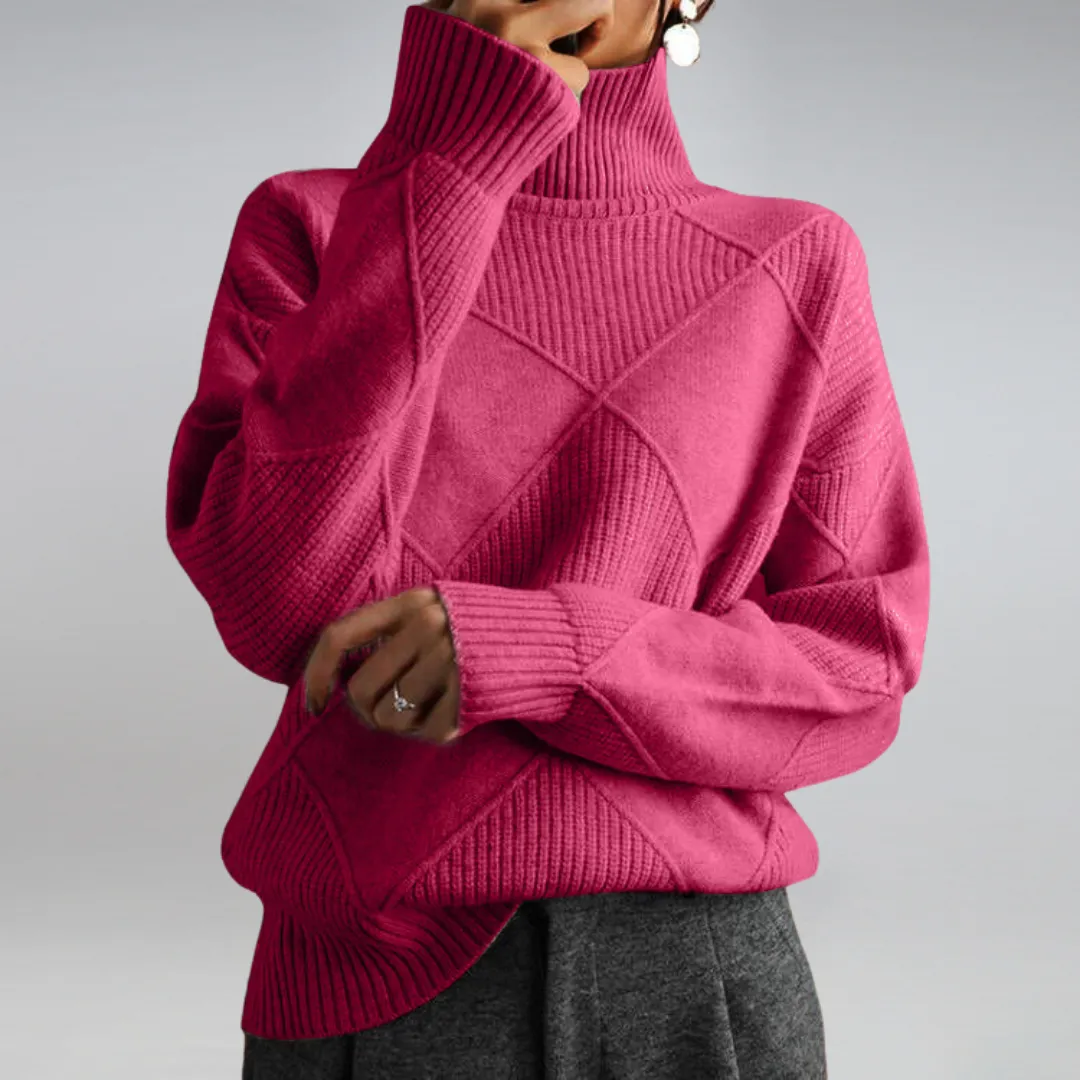 BEULAH - SOFT TURTLENECK SWEATER