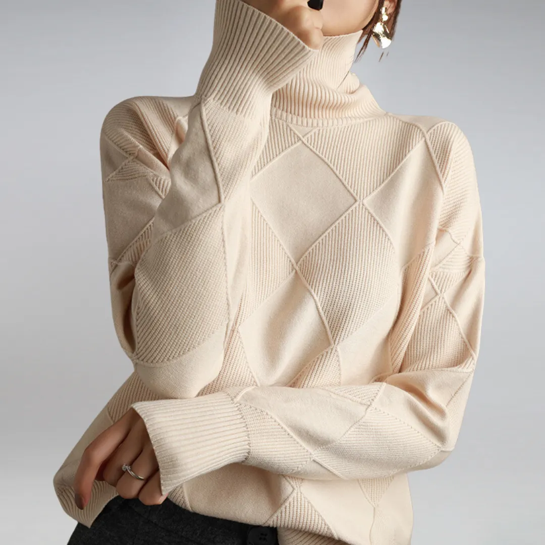 BEULAH - SOFT TURTLENECK SWEATER