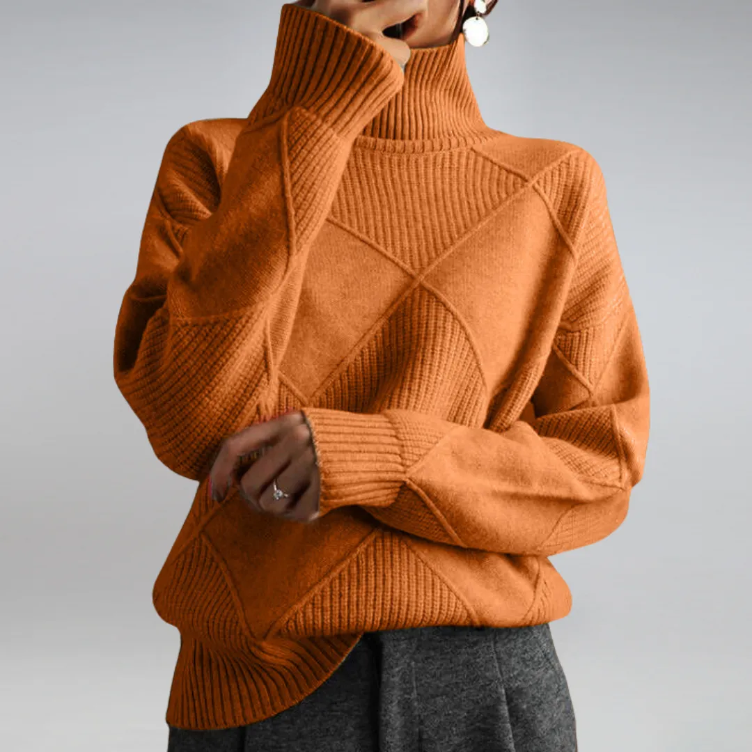 BEULAH - SOFT TURTLENECK SWEATER