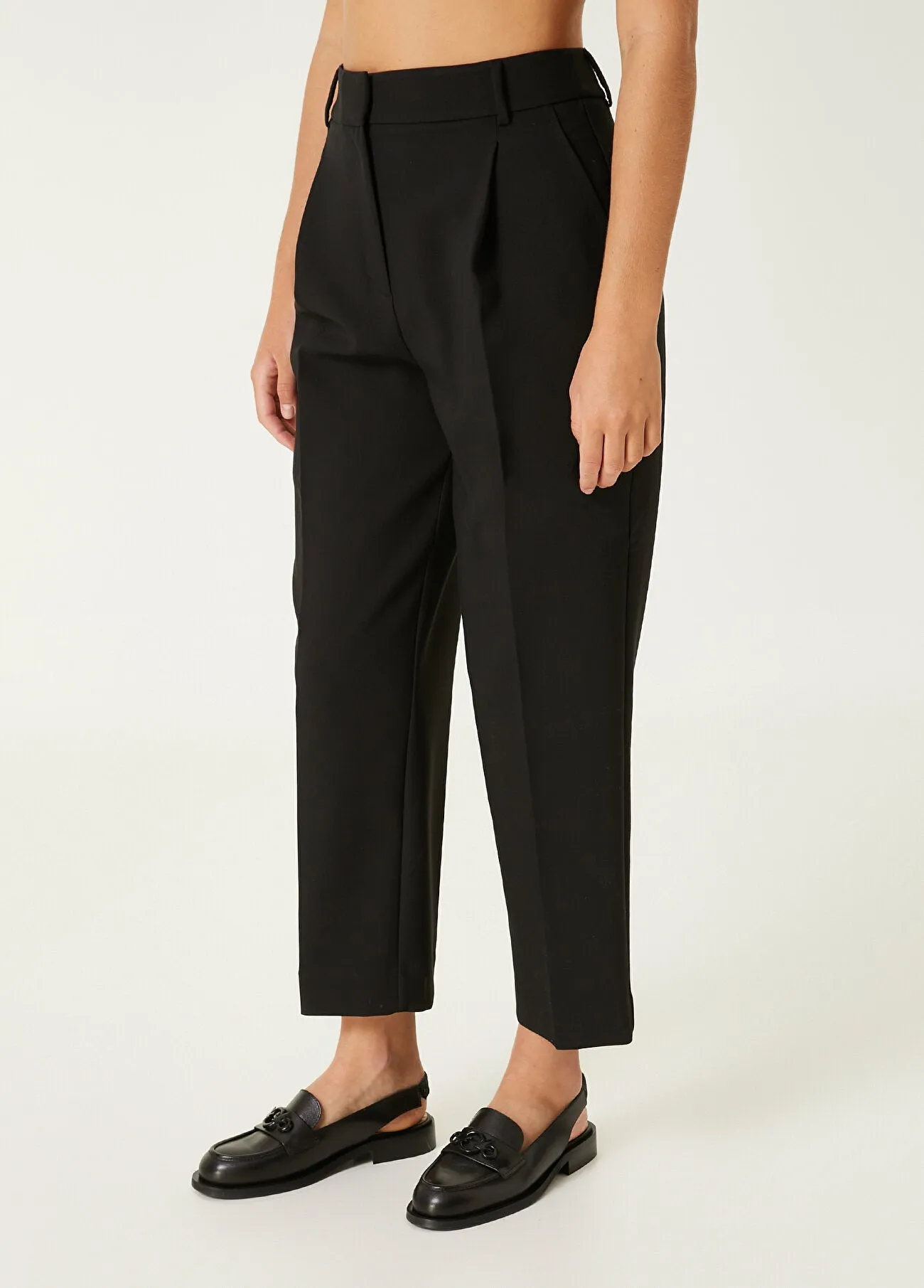 Beymen Club Pleated Formal Trousers Black