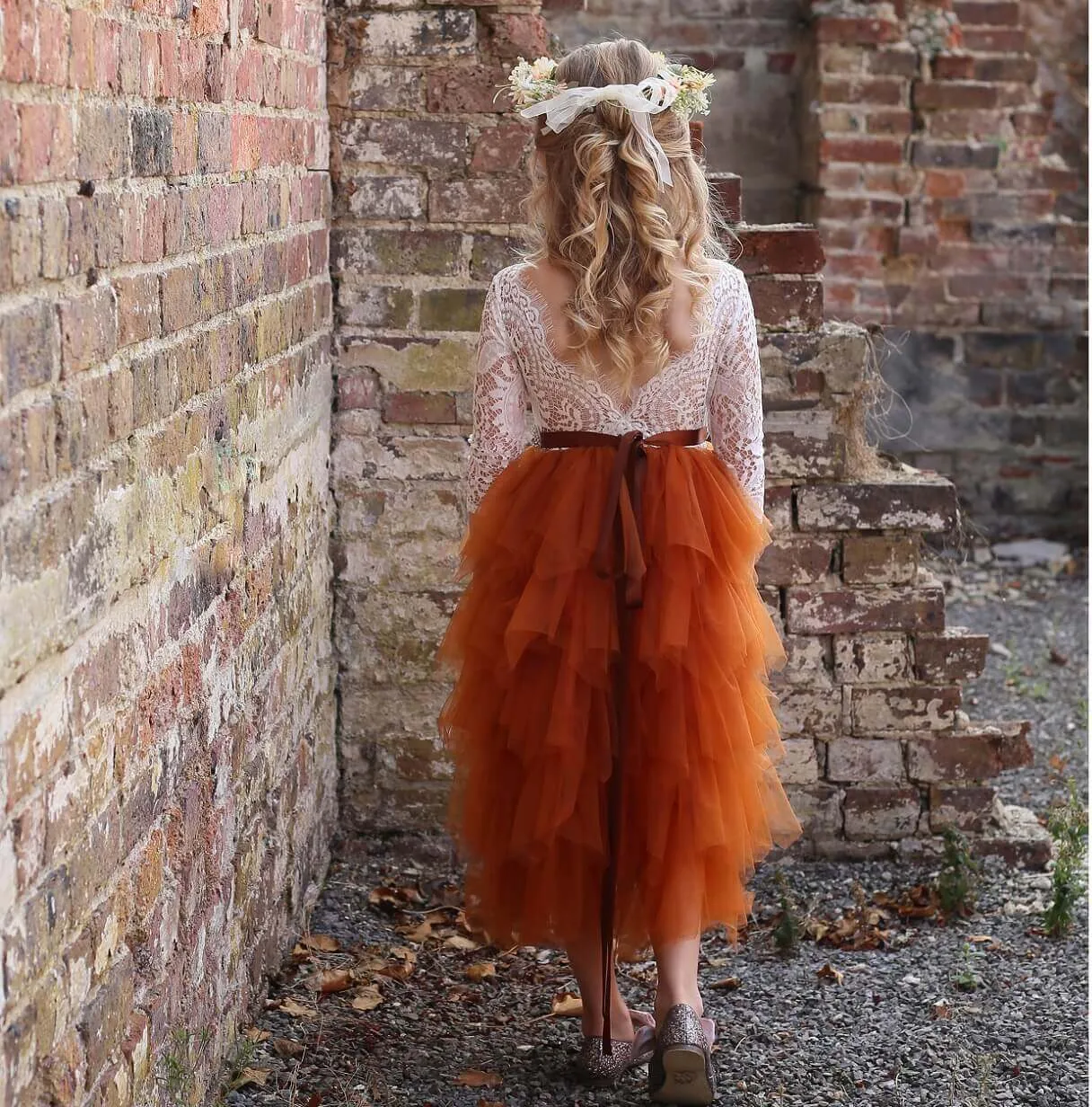 Bohemian Spirit Dress - Burnt Orange