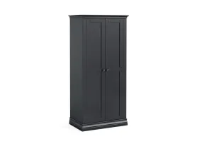 Bordeaux Charcoal Full Hanging Wardrobe