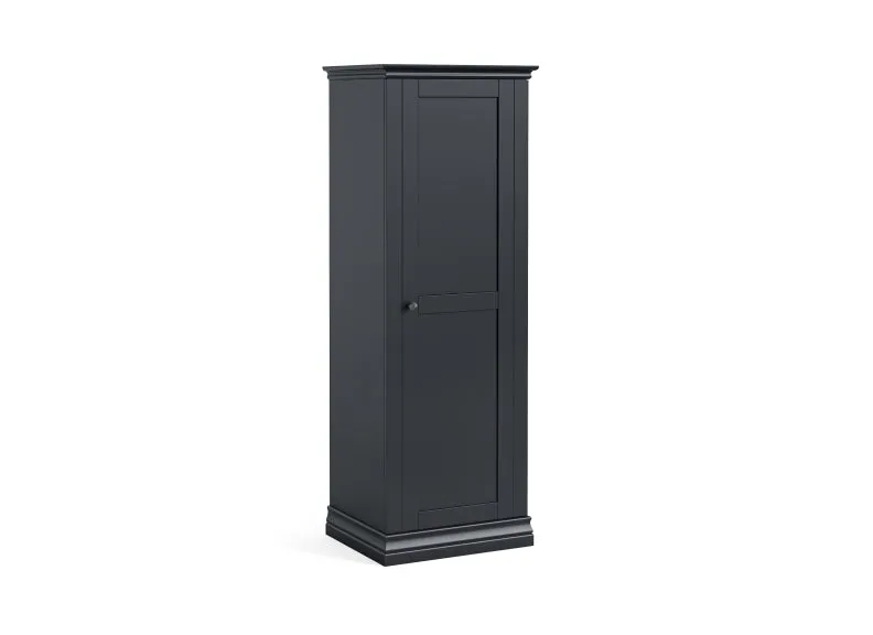 Bordeaux Charcoal Single Door Wardrobe