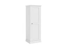 Bordeaux White Single Door Wardrobe